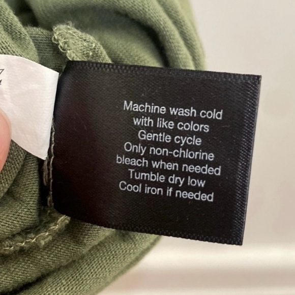 Lane Bryant Womens Embroidered Shirt 26/28 Green Jersey Knit Ladies - Picture 11 of 11